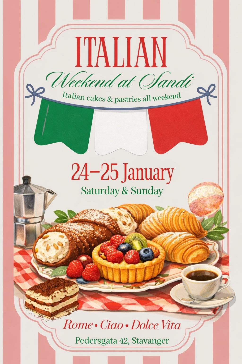 Italian weekend at Sandi Cakes